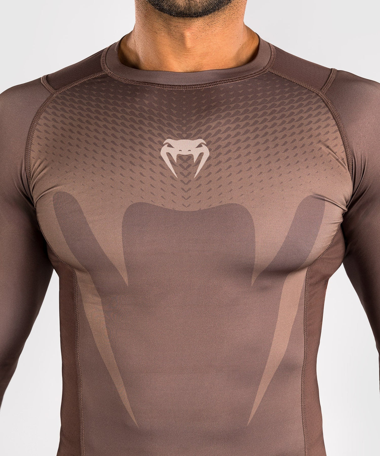 Venum No Gi Rashguard Langarm – Braun