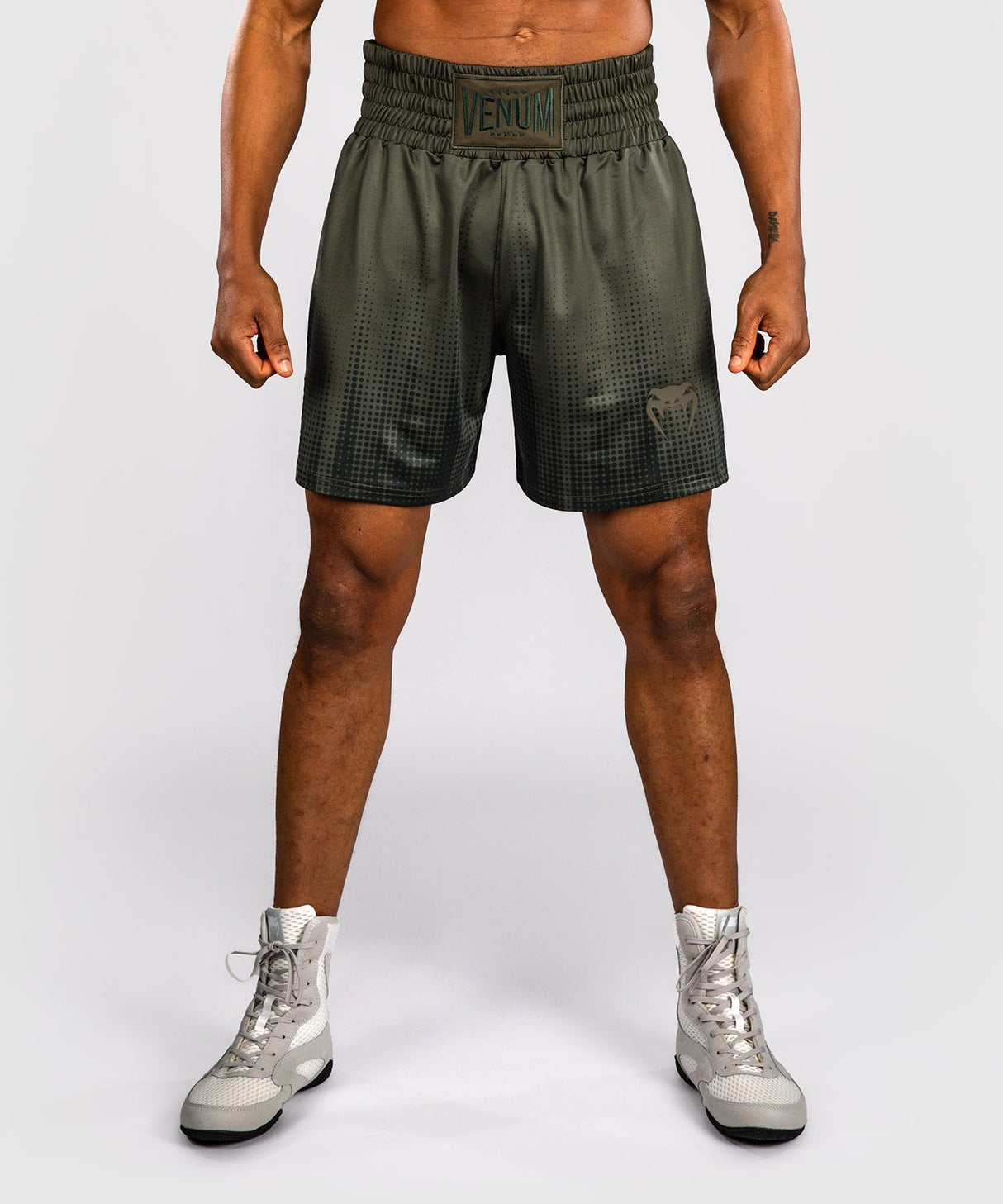 Venum Boxhosen Stealth - Khaki/Dunkelgrün