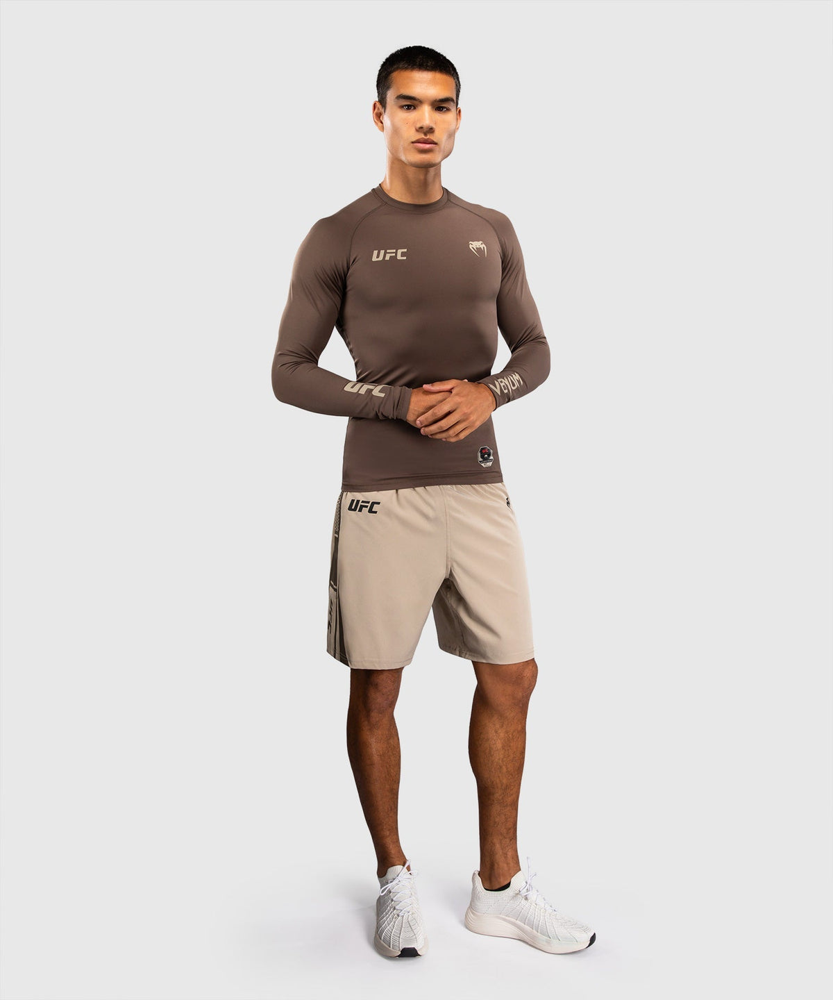 Venum UFC Rashguard Unity Lange Ärmel - Braun