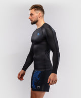 Venum Rashguard Thunder Dragon Lange Ärmel - Schwarz/Königsblau