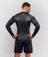 Venum Rashguard Streamline Lange Ärmel - Schwarz/Weiß