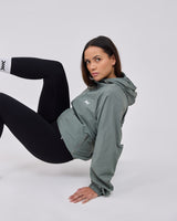 Caged Hooded ultralight windbreaker - Minze