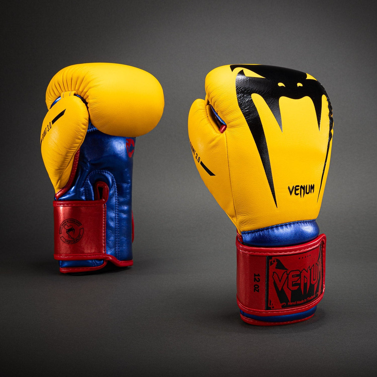 Venum Boxhandschuhe Giant 3.0 – Gelb/Blau/Rot