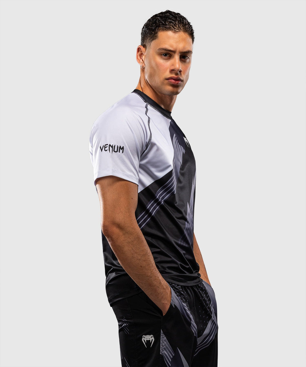 Venum T-Shirt No-Gi 6.0 - Schwarz/Weiß