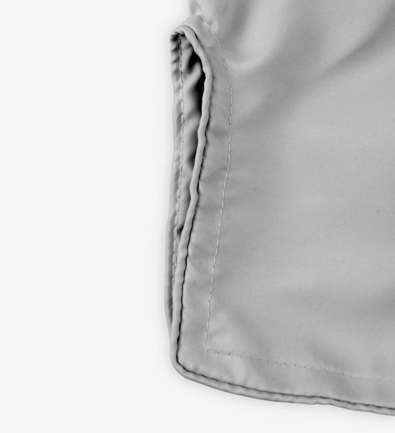 Caged Muay Thai Shorts Classic - Hellgrau/Schwarz