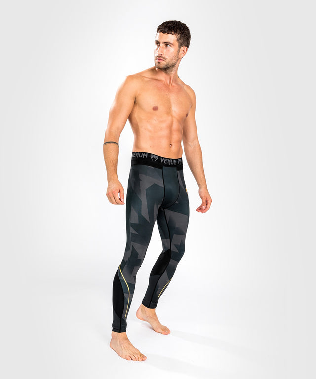 Venum Compression Pants Razor - Schwarz/Gold
