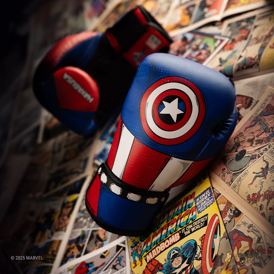 Hayabusa Boxhandschuhe Captain America - Rot/Weiß/Blau