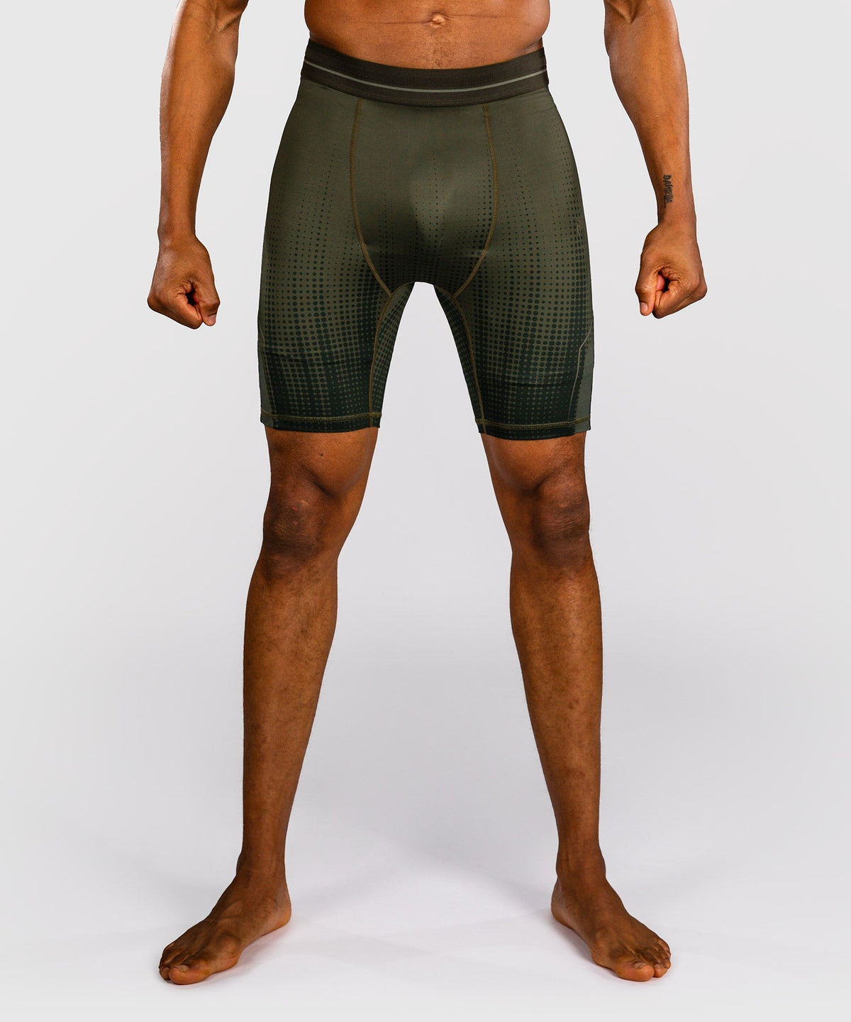 Venum MMA Shorts Stealth - Khaki/Dunkelgrün