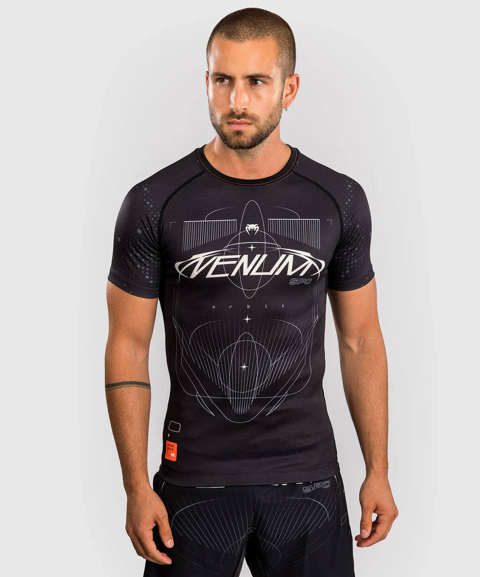 Venum Rashguard Kurzarm Eclipse – Schwarz