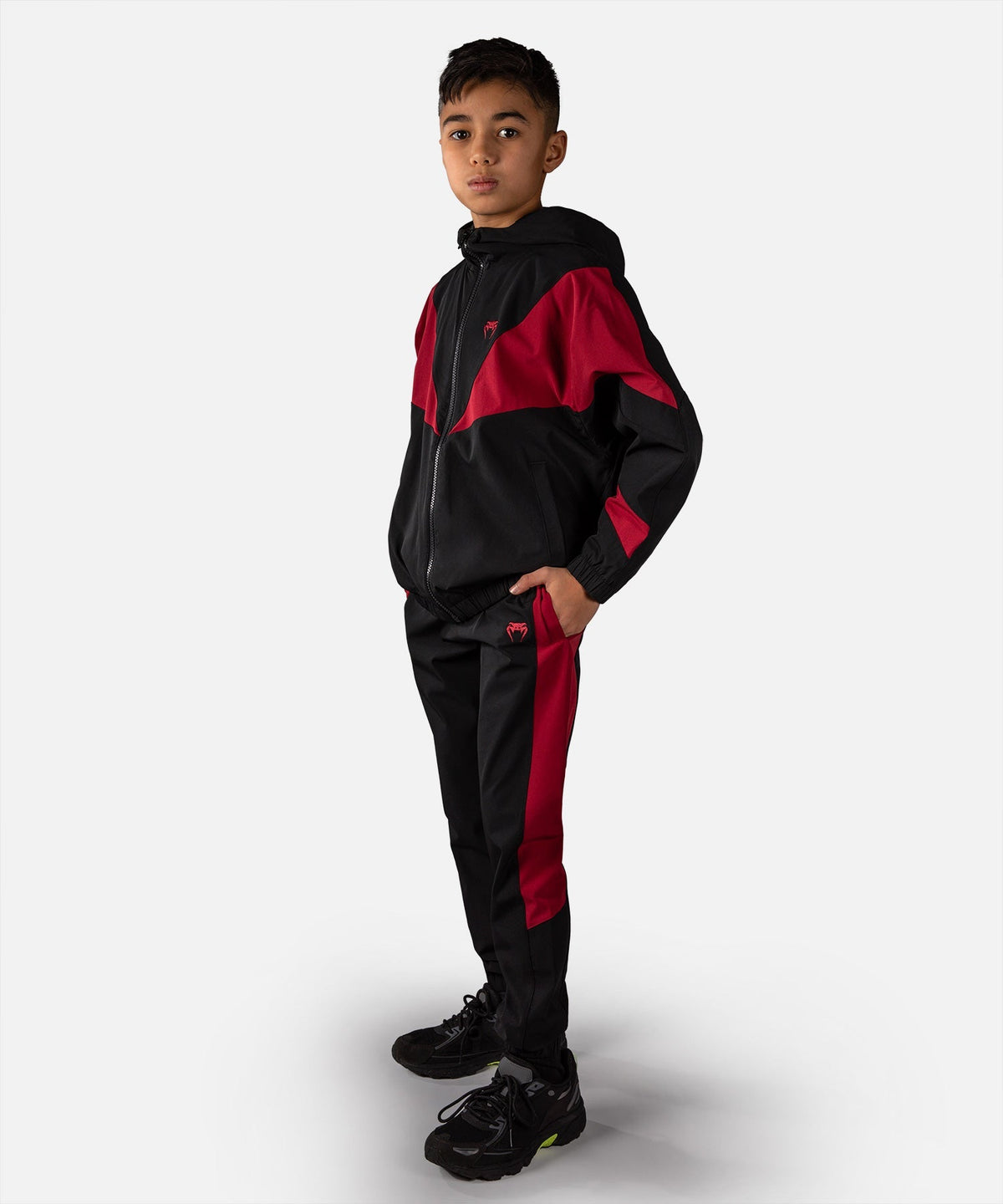 Venum Trainingsjacke Vectra Kinder - Schwarz/Rot