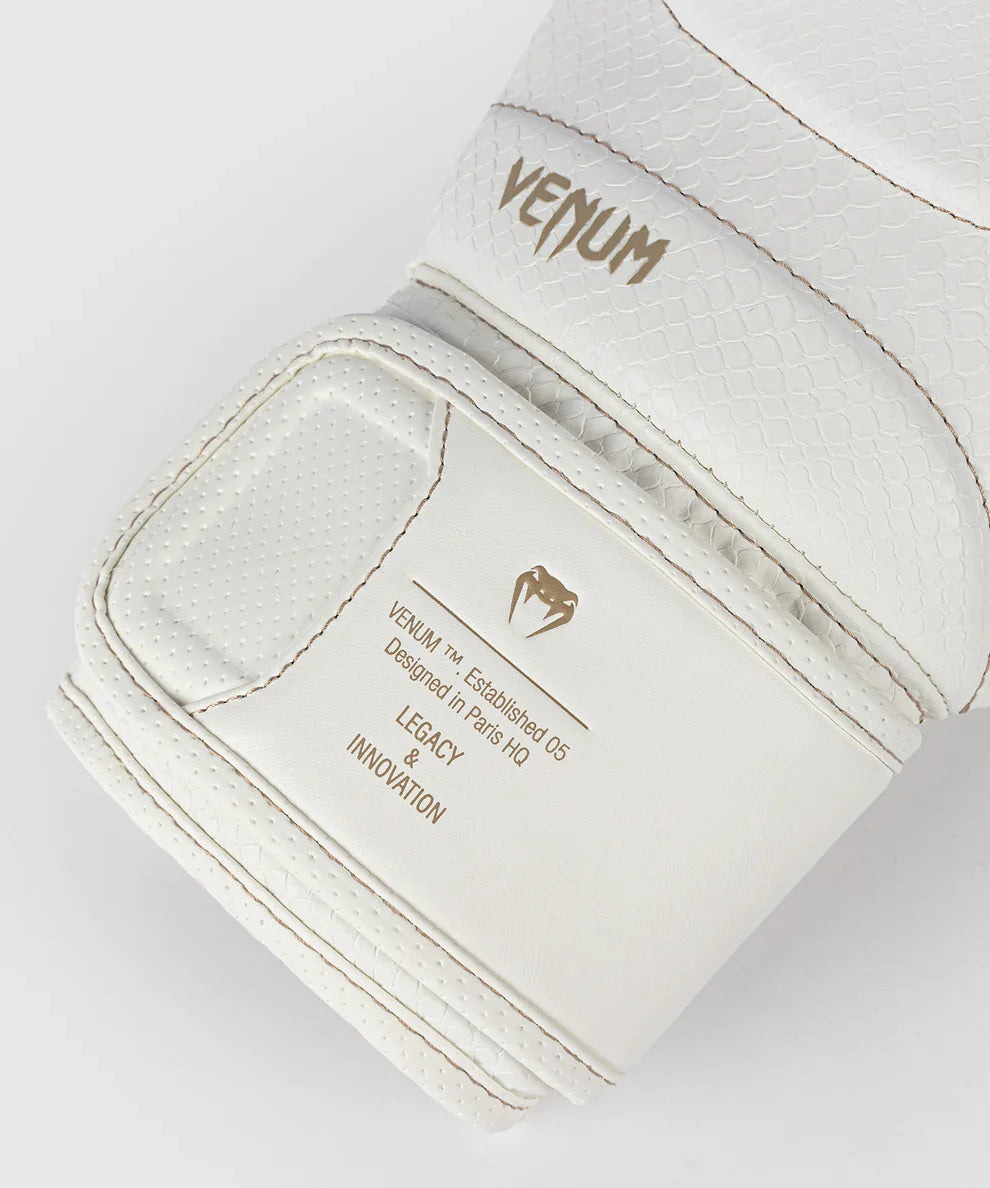 Venum Boxhandschuhe Impact Evo Scales – Elfenbeinweiss