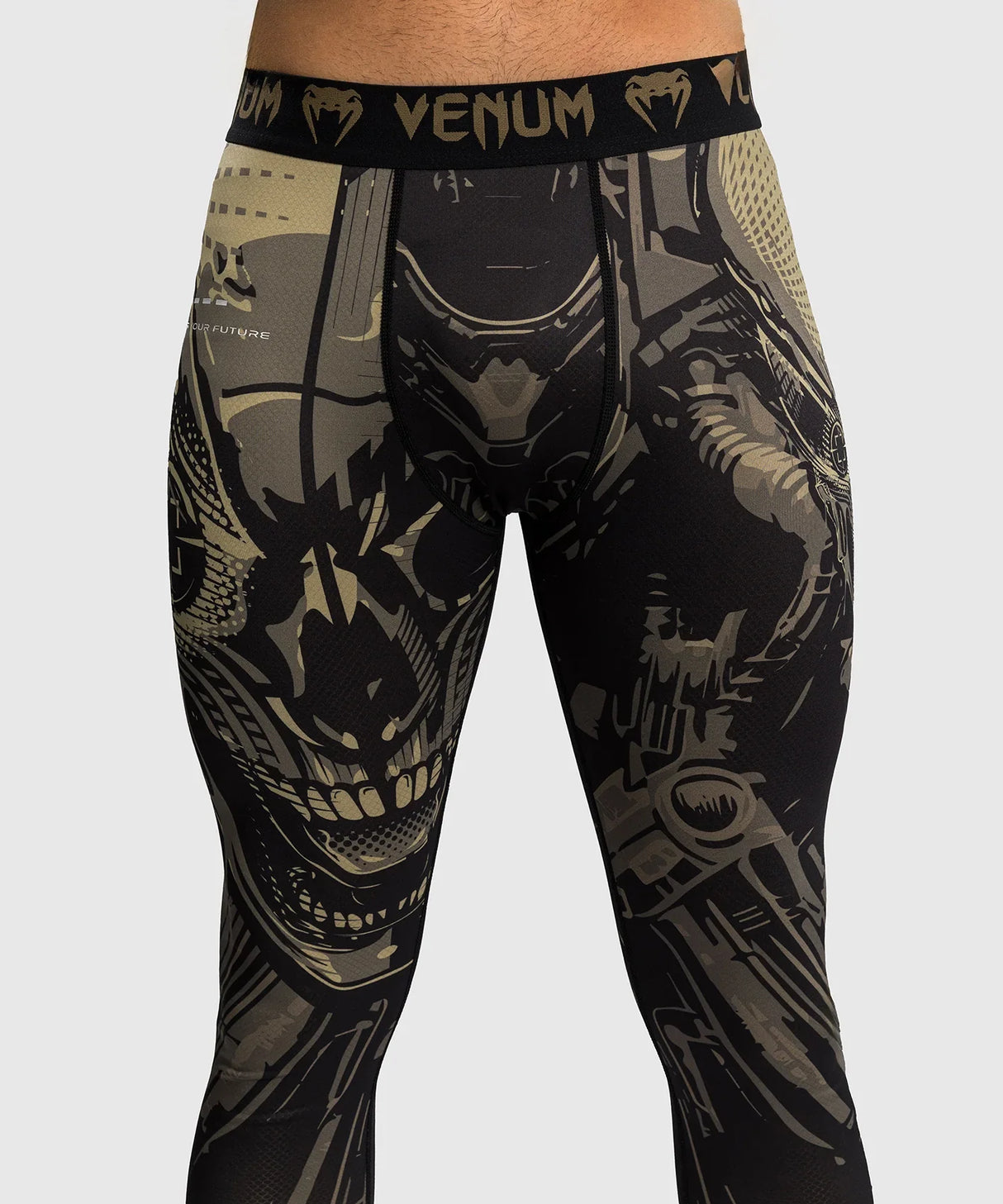 Venum Spats Invader – Schwarz