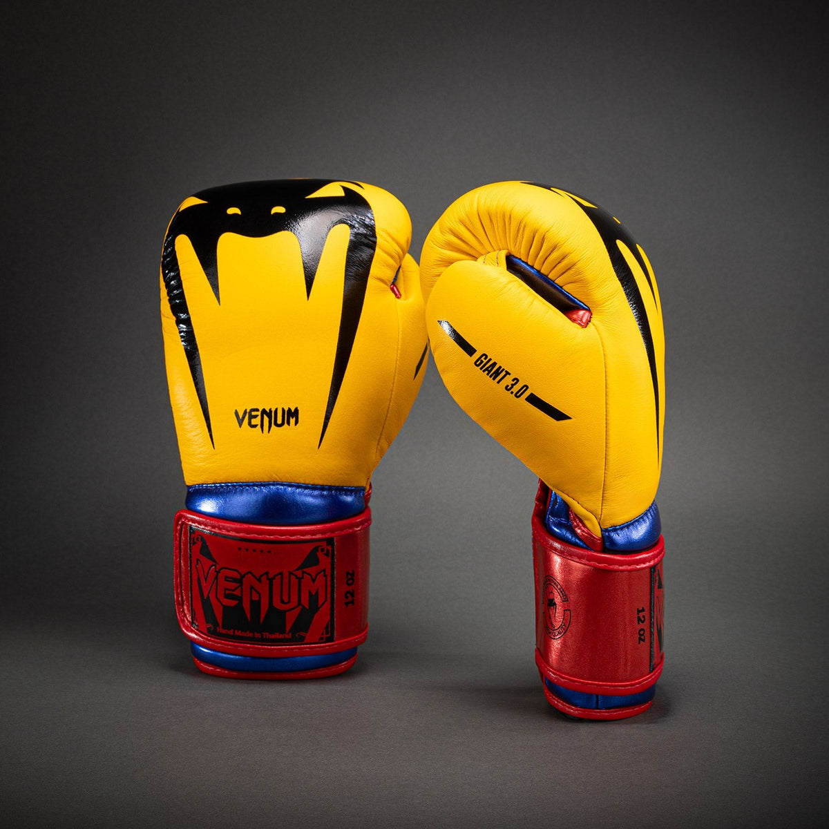 Venum Boxhandschuhe Giant 3.0 – Gelb/Blau/Rot