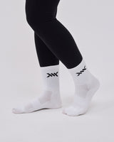 Caged Crew Socken - Weiss