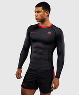 Venum Rashguard x Roger Gracie Lange Ärmel - Schwarz/Rot