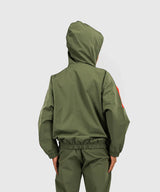 Venum Kids Trainingsjacke Vectra – Armeegrün/Orange