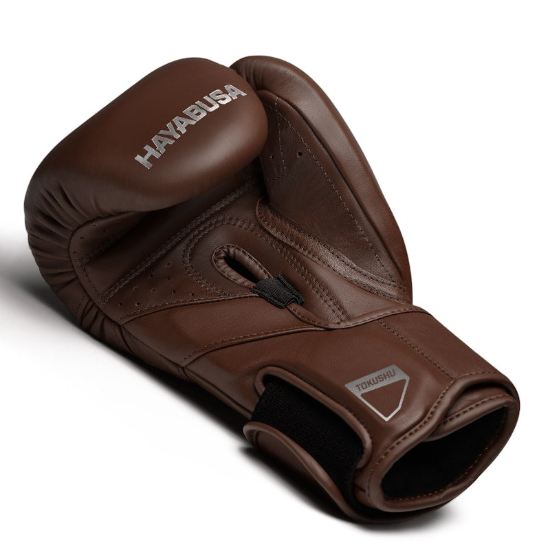 Hayabusa Boxhandschuhe T3 Kanpeki – Walnussbraun