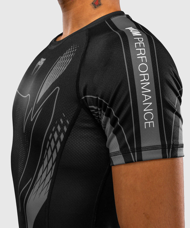 Venum Rashguard Amazonia Reborn Kurzarm - Schwarz/Grau