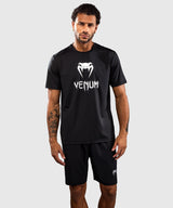 Venum T-Shirt Classic Dry Tech – Schwarz/Silber