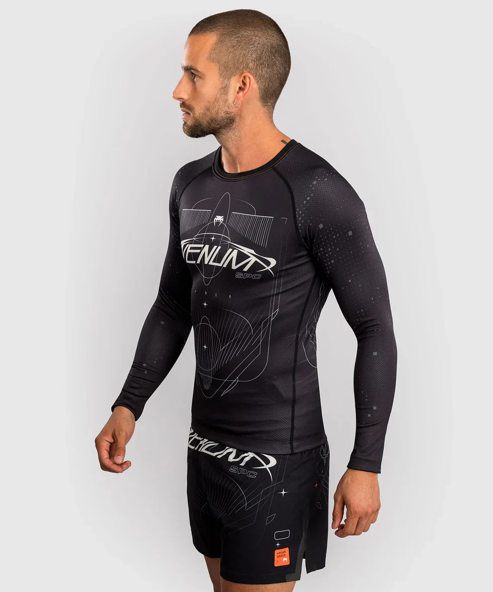 Venum Rashguard Langarm Eclipse – Schwarz