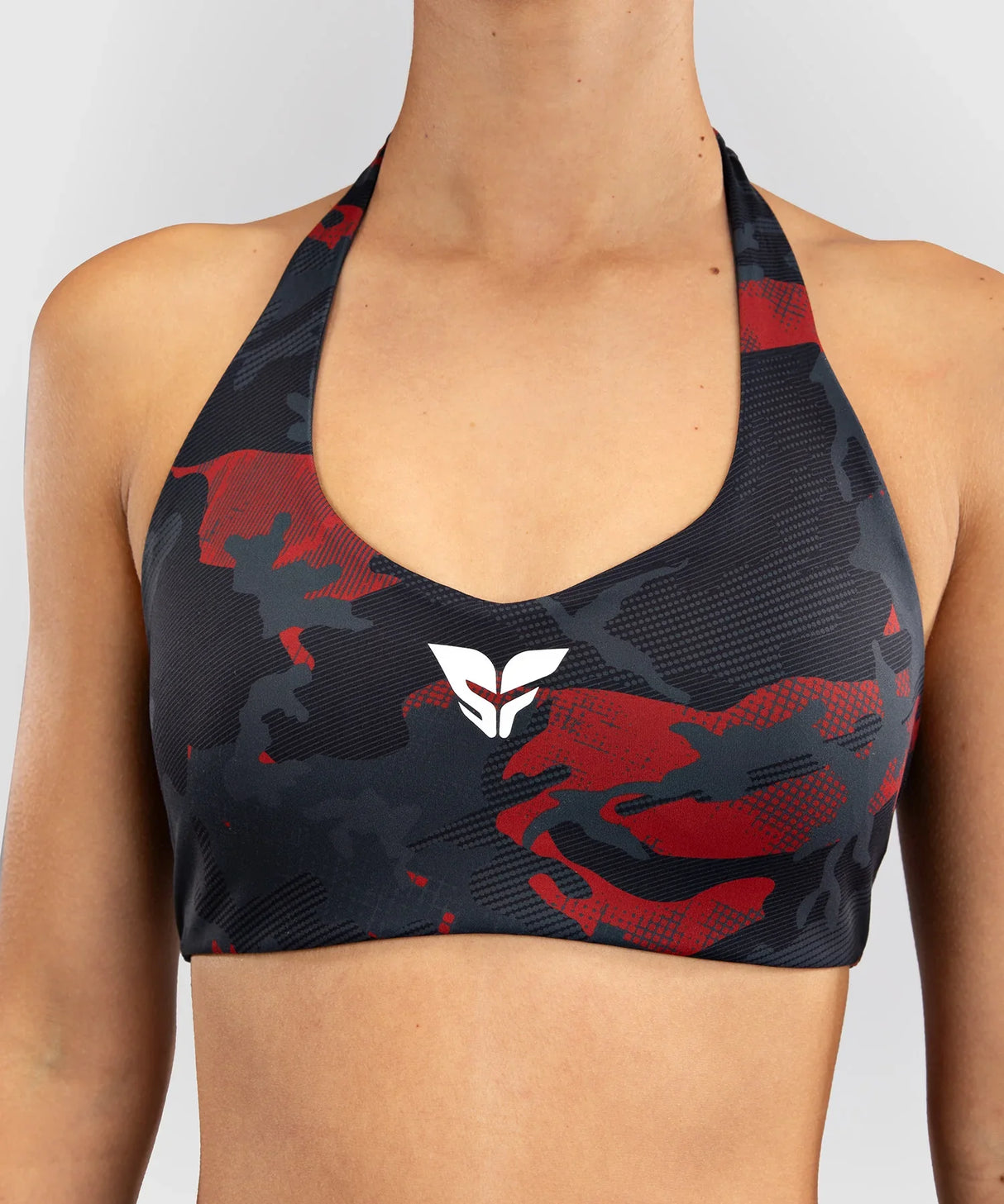 Venum x Sophia Rose Damen Sport-BH – Urban Red Camo