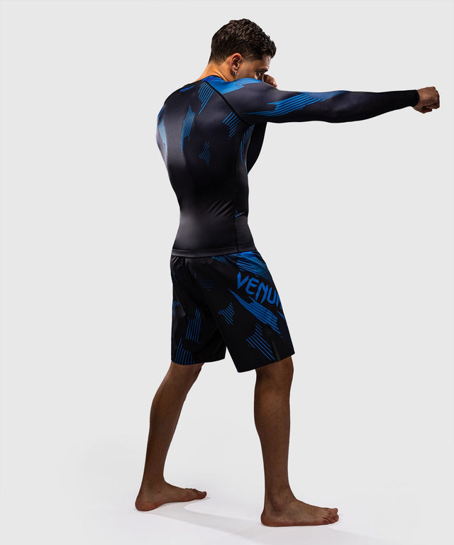 Venum Rashguard No-Gi 6.0 Lange Ärmel - Schwarz/Blau