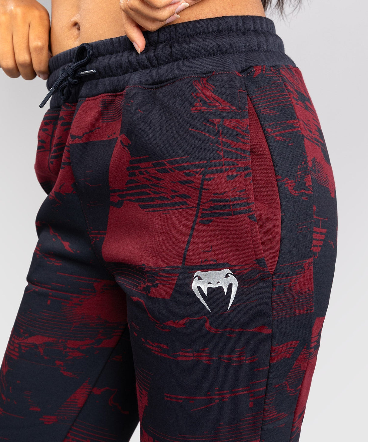 Venum UFC Trainingshose Zenith Damen - Marineblau/Bordeaux/Silber