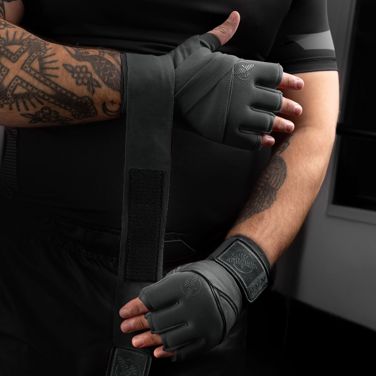 Hayabusa Handwraps Knuckle Guard - Grau