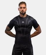 Venum Rashguard Streamline Kurzarm - Schwarz/Weiß