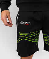 Venum x Bud Racing Shorts - Schwarz/Weiß/Limonengrün
