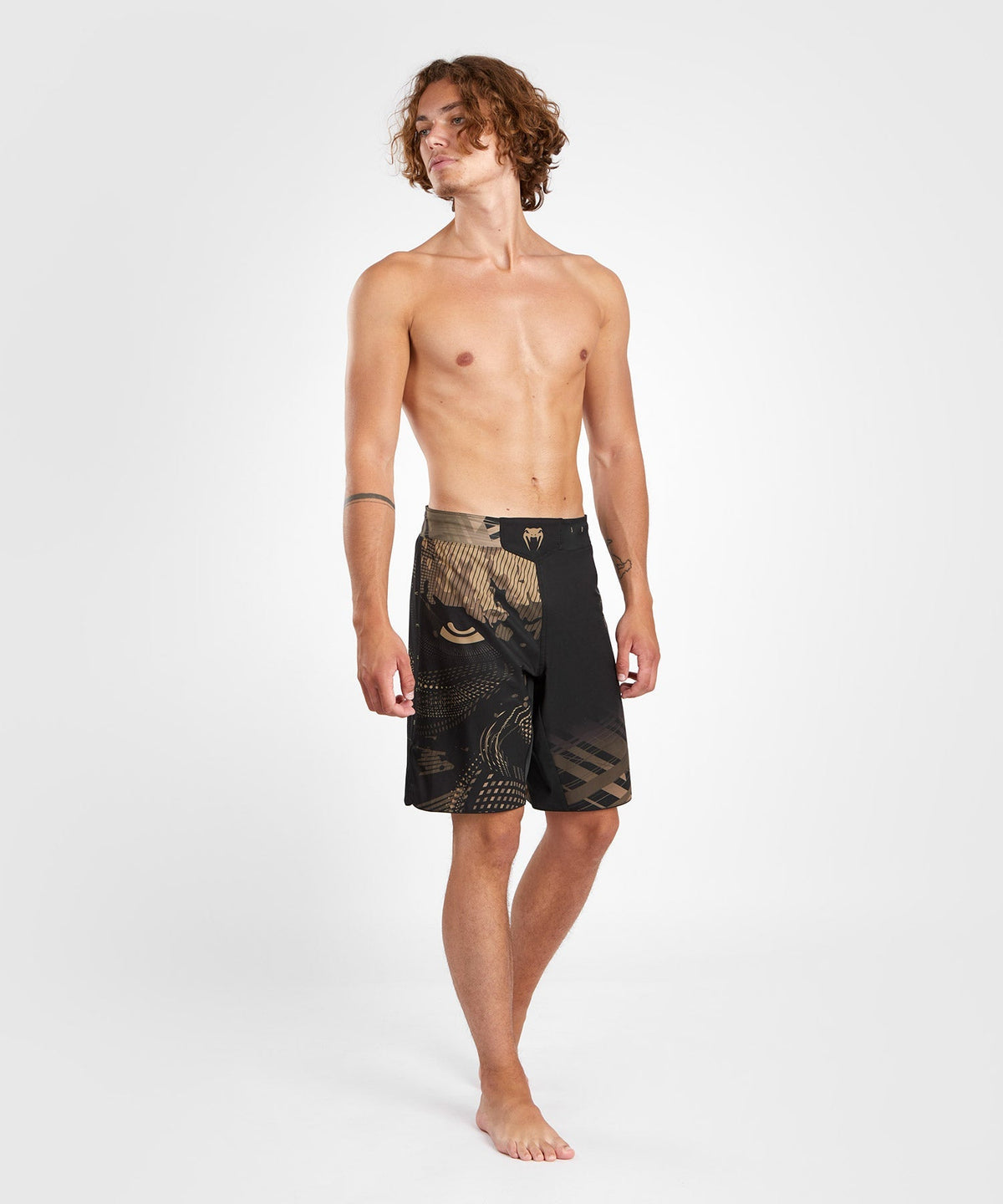 Venum MMA Shorts Gorilla Jungle - Schwarz/Sand