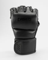 Caged MMA Handschuhe 'X‘ Series - Schwarz/Schwarz