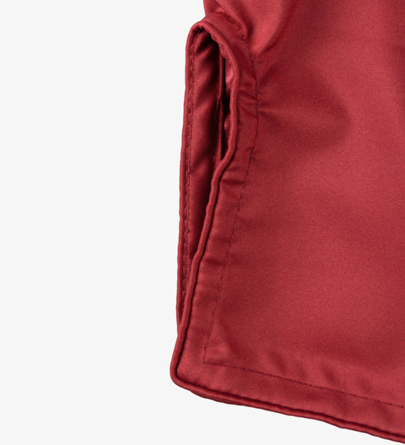 Caged Muay Thai Shorts Classic - Bordeauxrot/Weiss