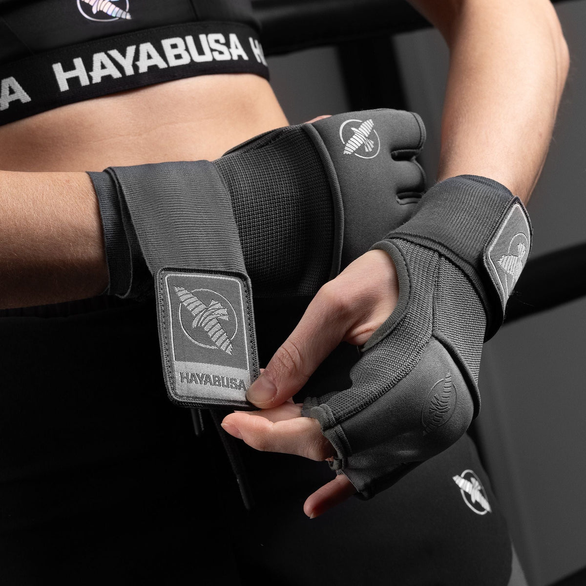 Hayabusa Bandagen Deluxe Quick - Grau