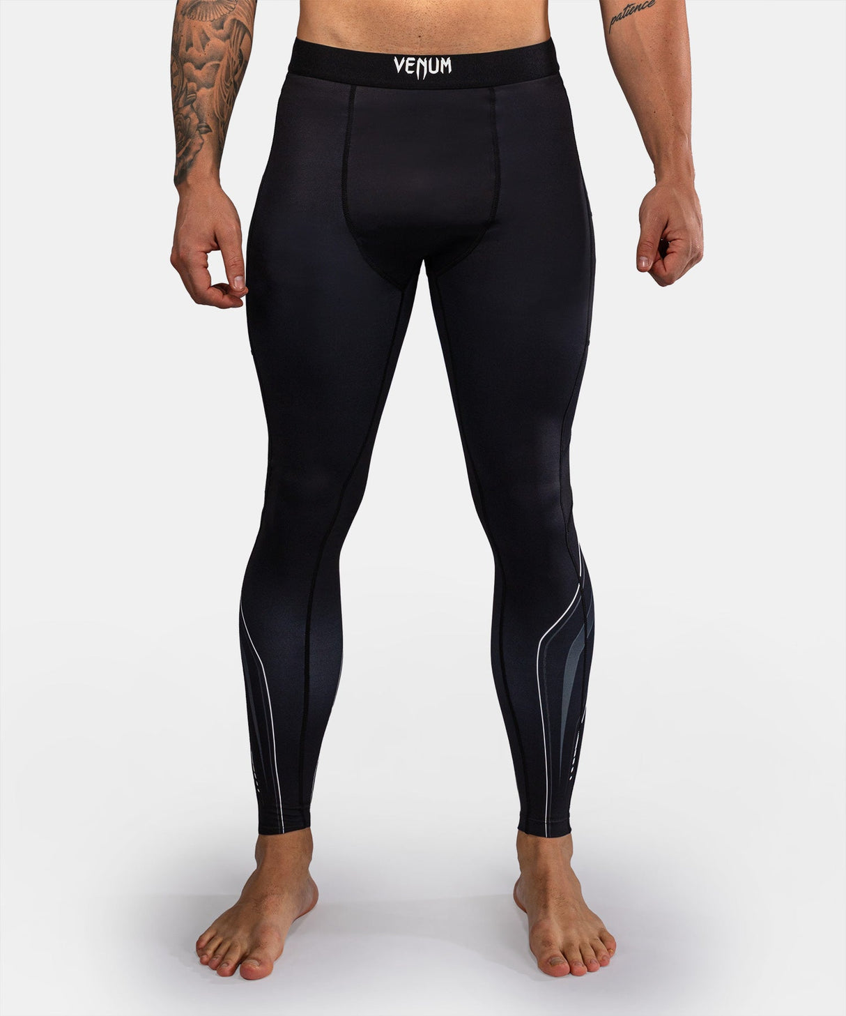 Venum Kompressionshose Streamline - Schwarz/Weiß