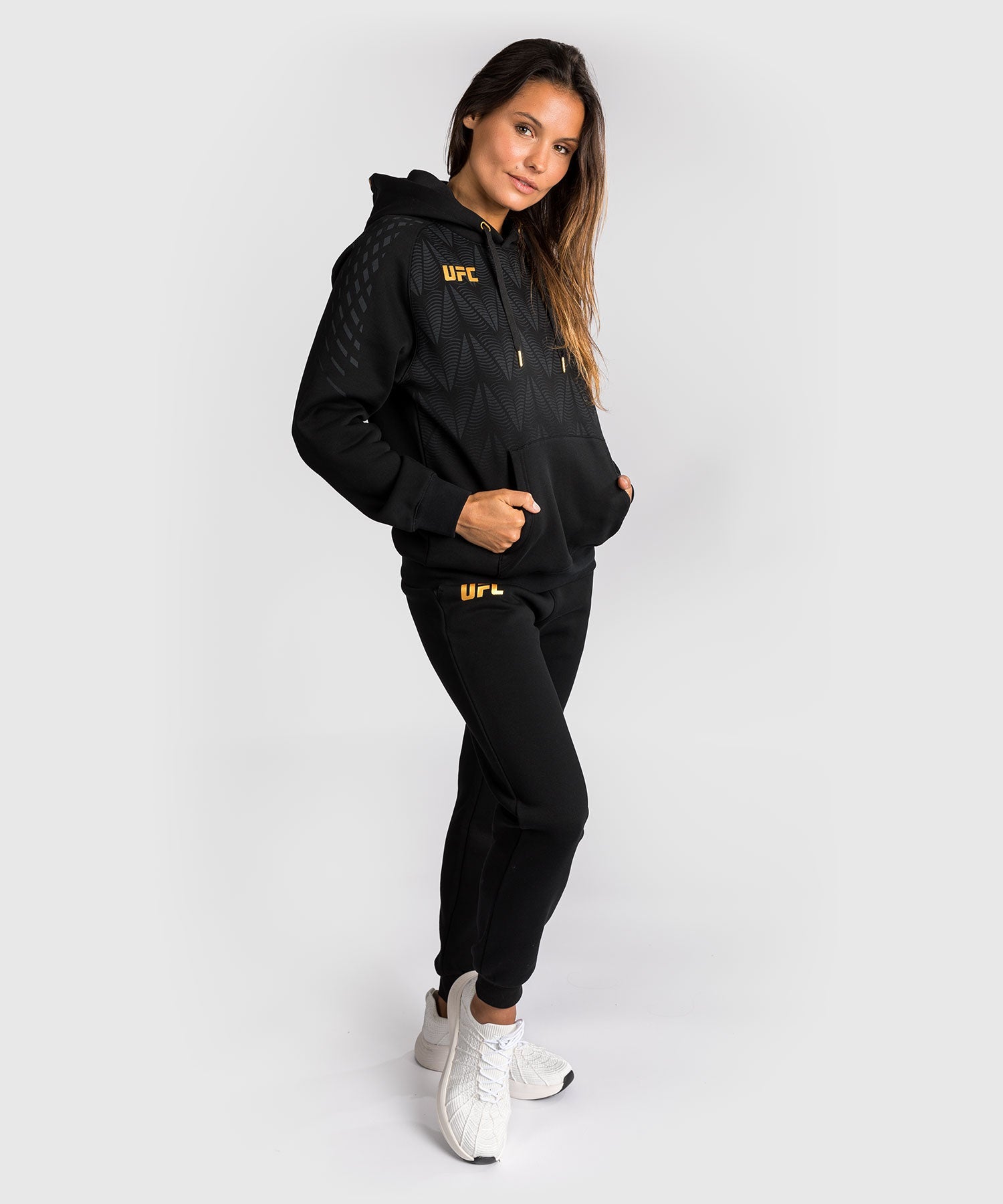 Venum UFC Hoodie Zenith Damen - Schwarz/Gold