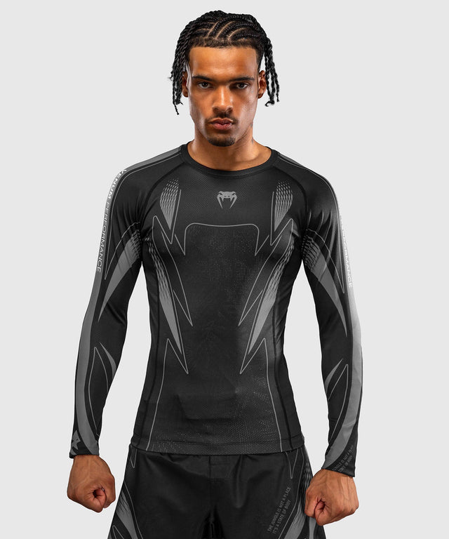 Venum Rashguard Amazonia Reborn Lange Ärmel - Schwarz/Grau