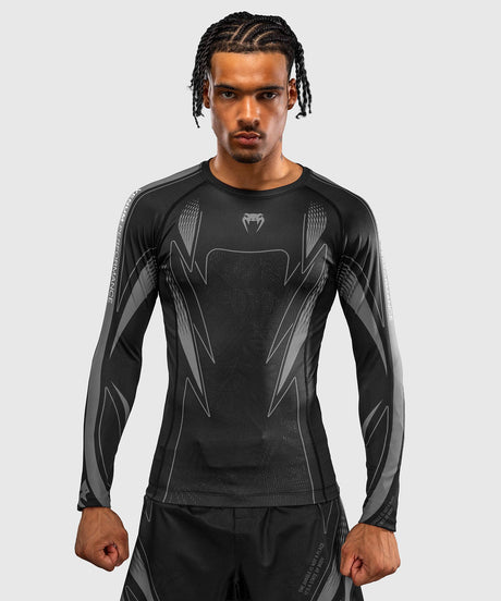 Venum Rashguard Amazonia Reborn Lange Ärmel - Schwarz/Grau