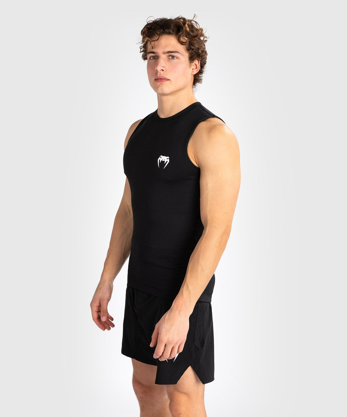 Venum Rashguard Contender - Schwarz/Weiß