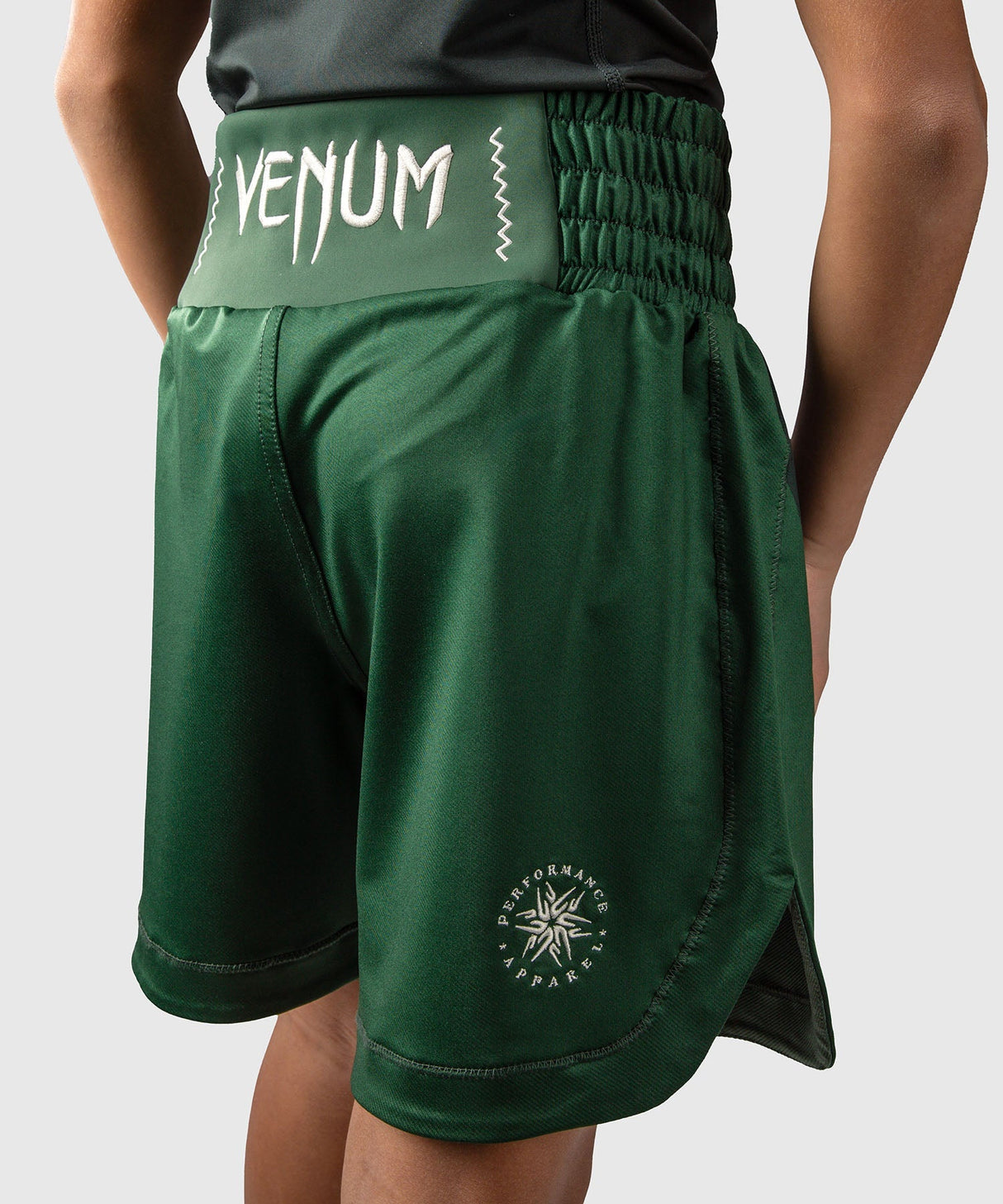 Venum Boxhose Attack Kids – Grün/Weiss