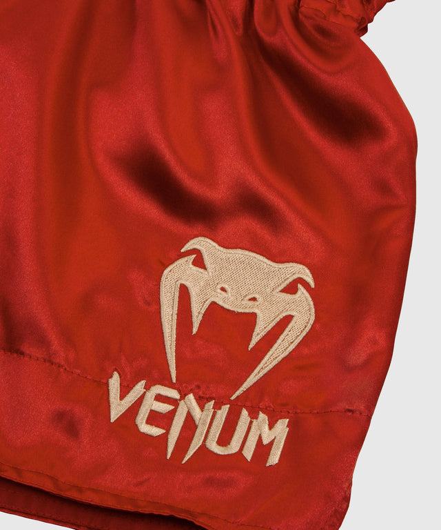 Venum Muay Thai Shorts Classic - Rot/Gold