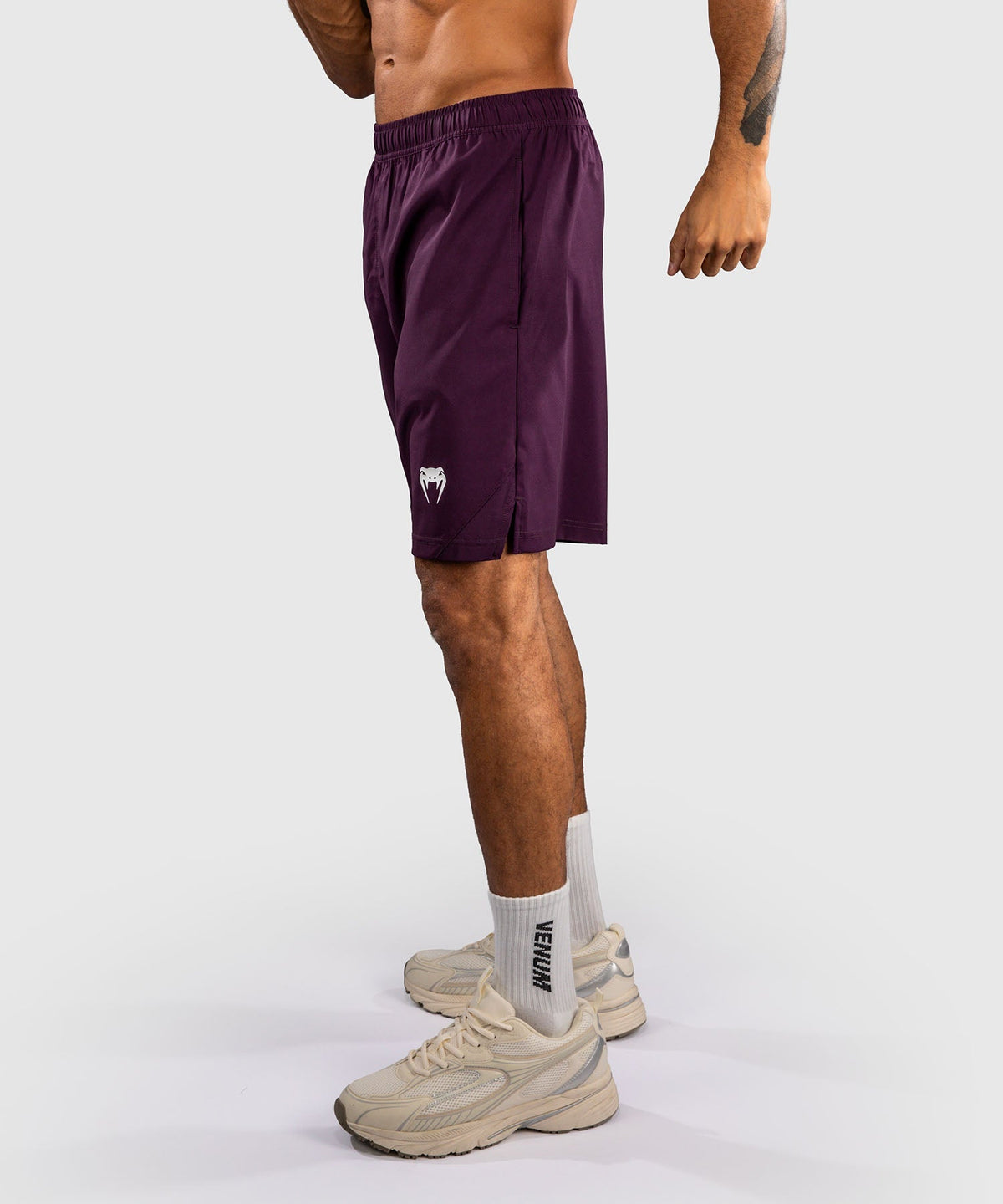 Venum Trainingsshorts Contender - Dunkelviolett/Weiß