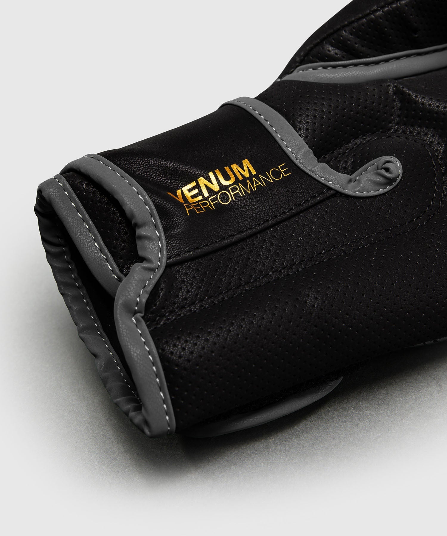 Venum Boxhandschuhe Matupa Schwarz/Grau/Gold - Rückansicht