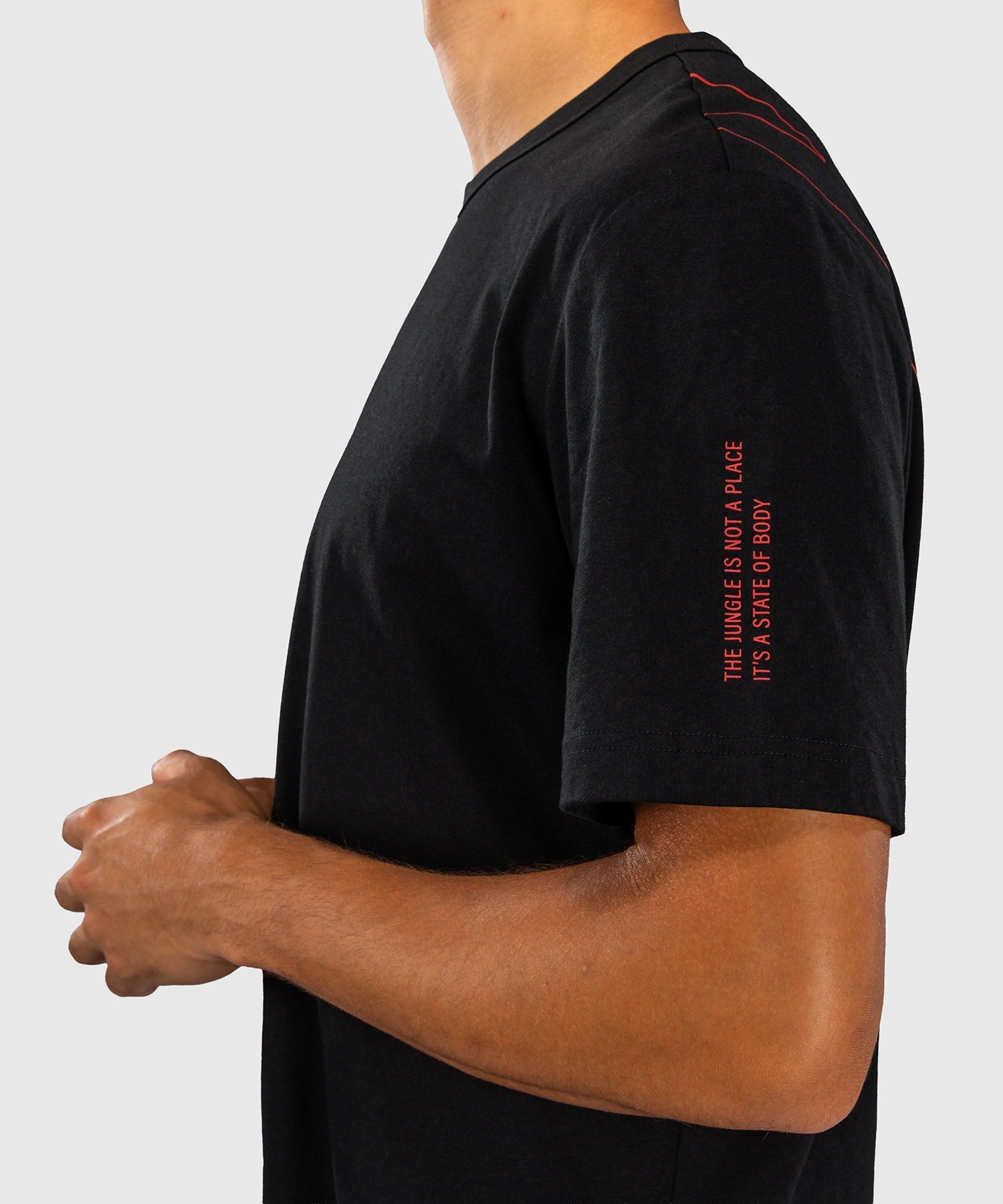 Venum T-Shirt Amazonia Reborn - Schwarz/Rot