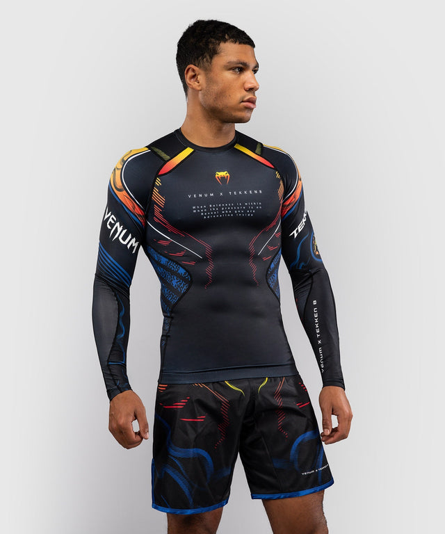 Venum Rashguard TEKKEN 8 Yoshimitsu - Zwart/Oranje - foto 1