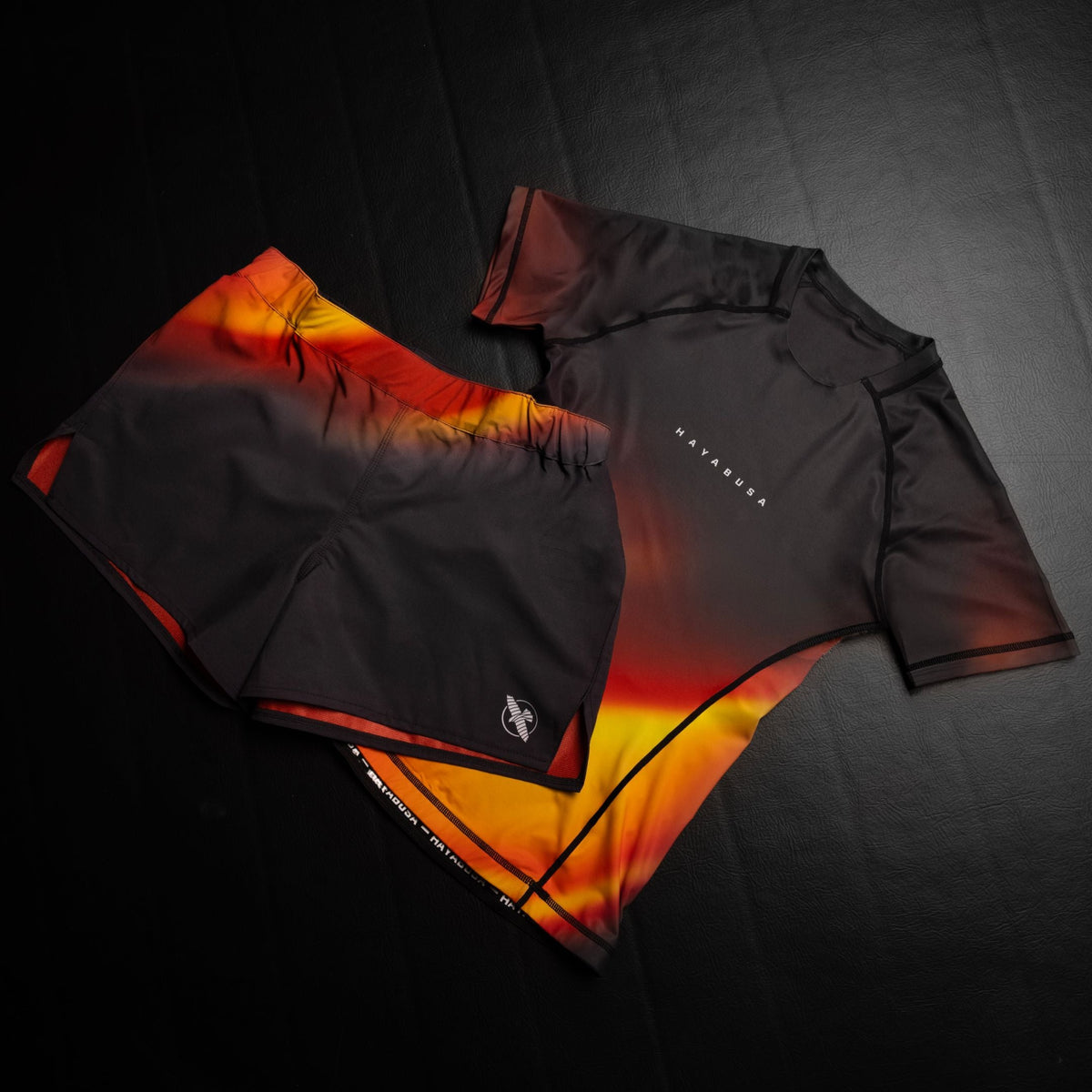 Hayabusa Rashguard Apex Nova Kurzarm Damen - Orange