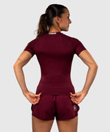 Venum Rashguard Aero XT Kurzarm - Pflaume