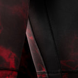 Hayabusa x UFC BJJ Kompressionsshorts - Schwarz/Rot