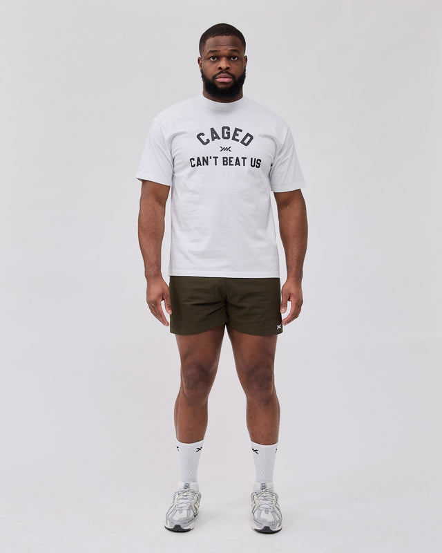 Caged Club T-shirt - Weiss