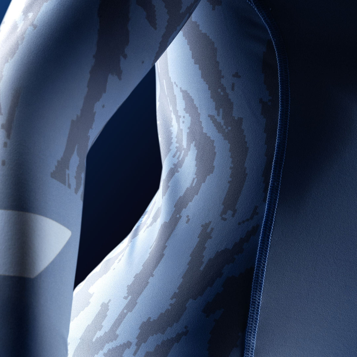 Hayabusa Rashguard Apex Vantage Lange Ärmel Damen - Blau